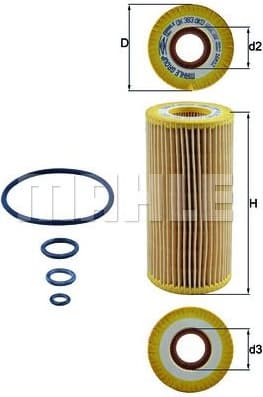 Filter oil OX383D