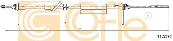 Cable Pull, parking brake 11.5592