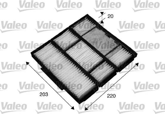 Filter, cabin air VALEO ESSENTIAL 715565