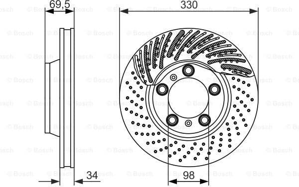 Brake Disc 0986479579 - image 2