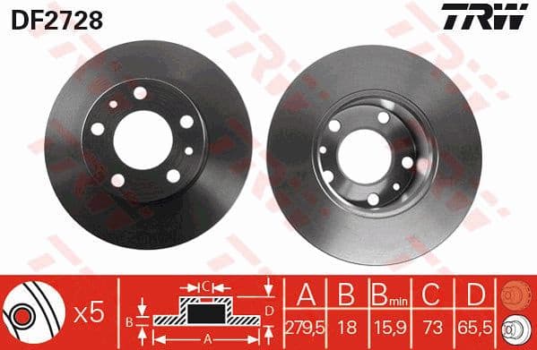 Brake Disc DF2728