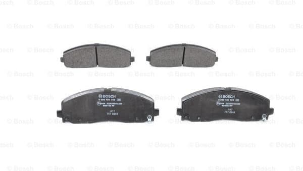 Brake Pad Set, disc brake 0986494769