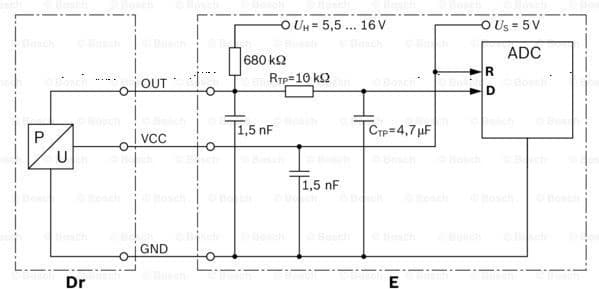 Sensor, exhaust pressure 0281002772 - image 7
