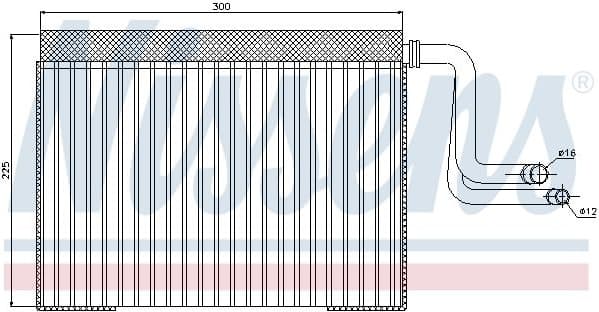 Evaporator, air conditioning 92268