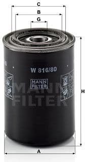 Oil Filter W816/80