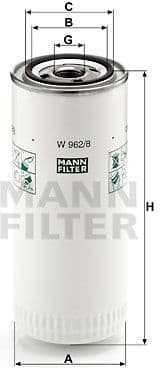 Oil Filter W962/8