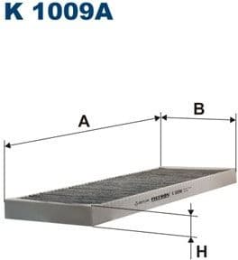 Filter, cabin air K1009A
