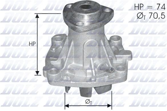 Water Pump, engine cooling A330ST