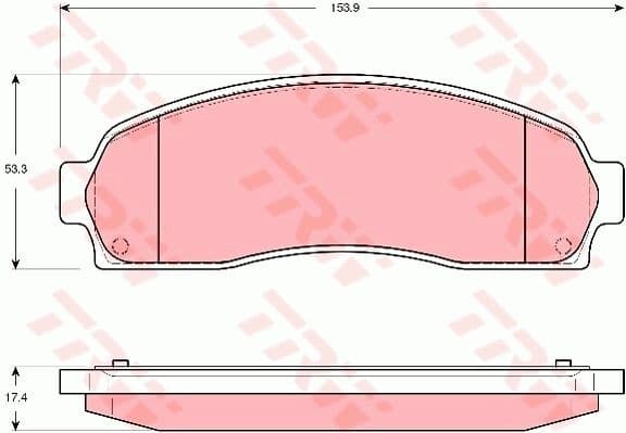Brake Pad Set, disc brake GDB4131