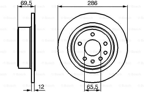 Brake Disc 0986478609 - image 5