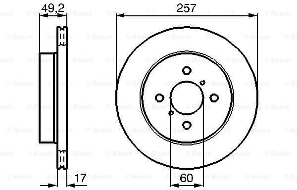 Brake Disc 0986478984