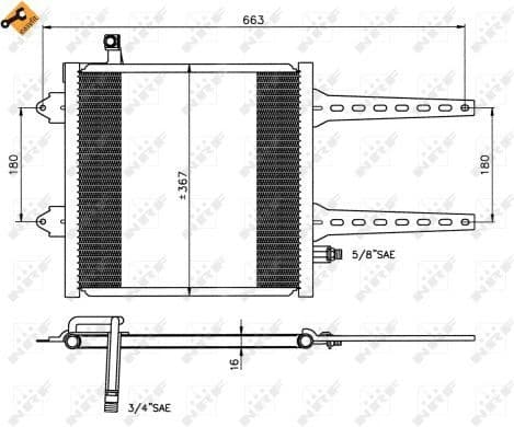 Condenser, air conditioning EASY FIT 35049 - image 2