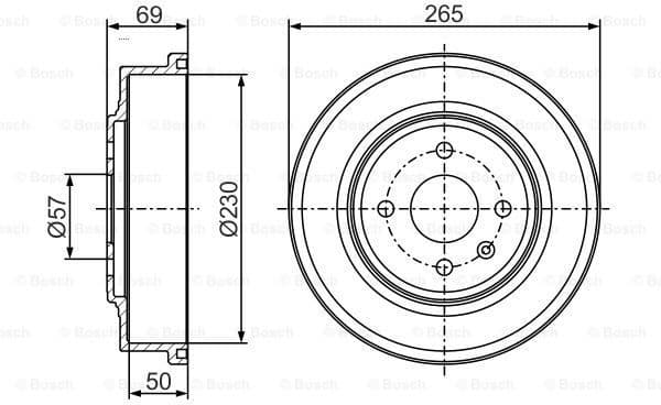 Brake Drum 0986477277 - image 5