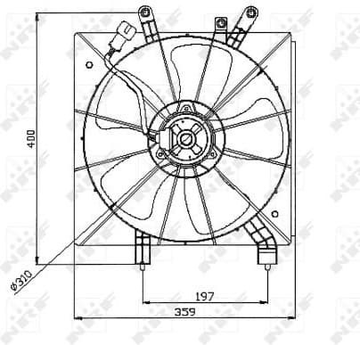Fan, engine cooling 47043