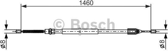 Cable Pull, parking brake 1987477646