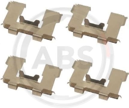 Accessory Kit, disc brake pad 1630Q