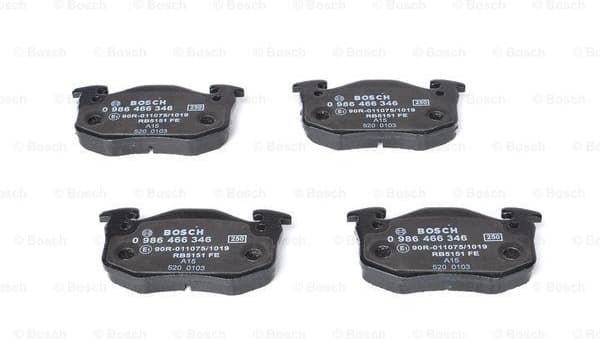 Brake Pad Set, disc brake 0986466346 - image 6