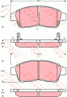 Brake Pad Set, disc brake GDB3300