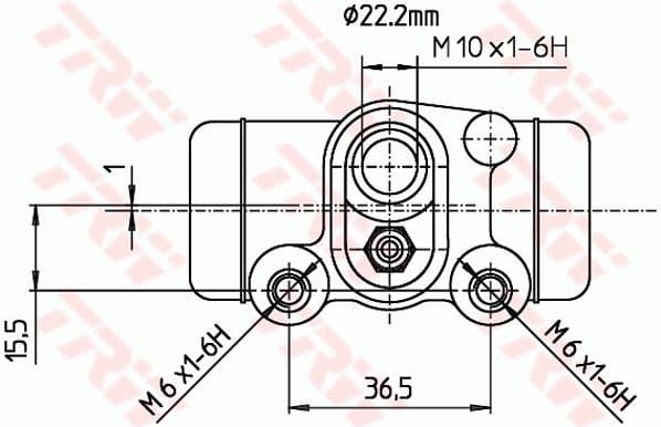 Wheel Brake Cylinder BWH300 - image 2
