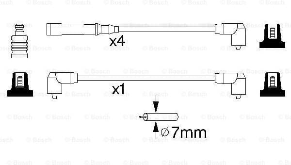Ignition Cable Kit 0986356847 - image 5