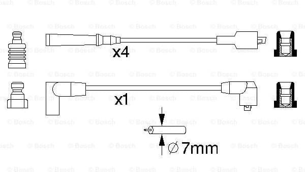 Ignition Cable Kit 0986356866 - image 5