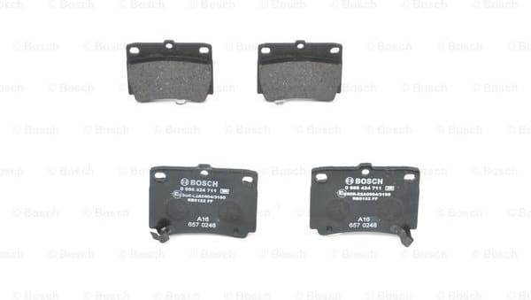 Brake Pad Set, disc brake 0986424711