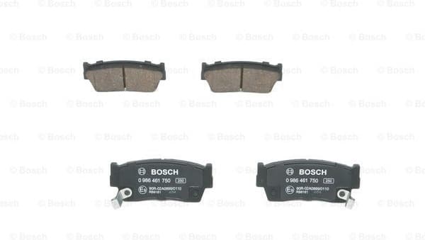 Brake Pad Set, disc brake 0986461750