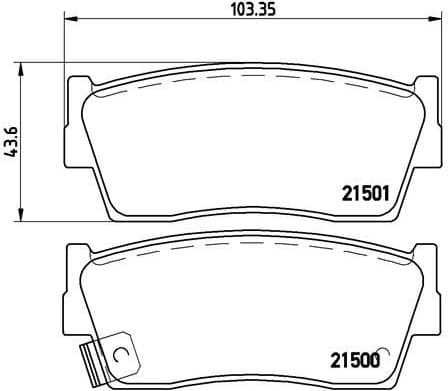 Brake Pad Set, disc brake PRIME LINE P79006