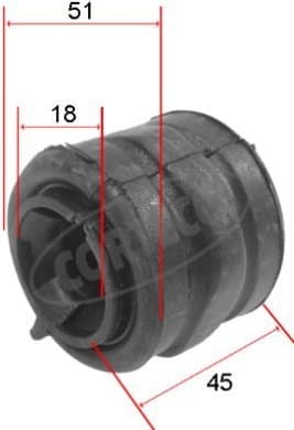 Mounting, stabiliser bar 80000096