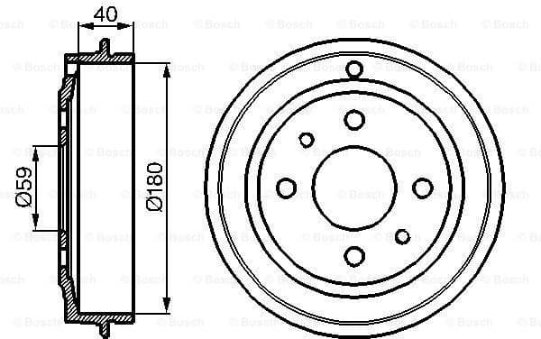Brake Drum 0986477083 - image 5