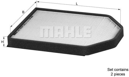 Filter cabin LA51/S - image 2