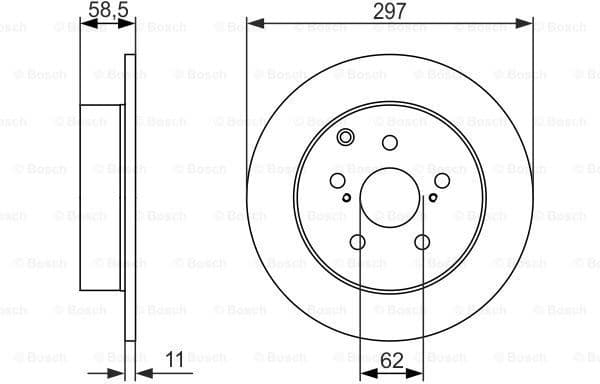 Brake Disc 0986479574 - image 2
