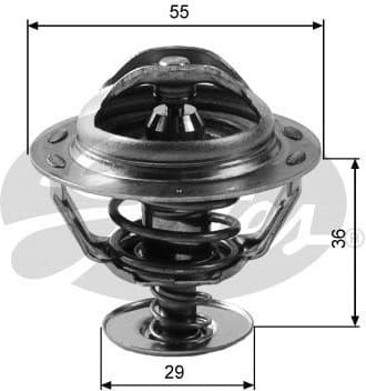 Thermostat, coolant TH12283G2