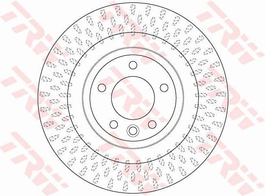 Brake Disc TRW SINGLE DF6528S