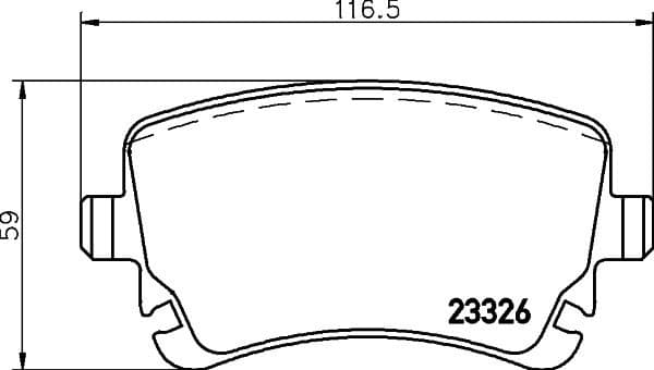 Brake Pad Set, disc brake PRIME LINE P85143