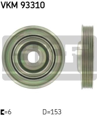 Pulley crankshaft VKM93310