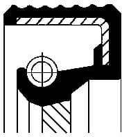 Seal crankshaft rear 150 25578B