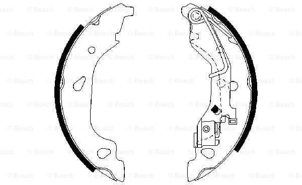 Brake Shoe Set 0986487596