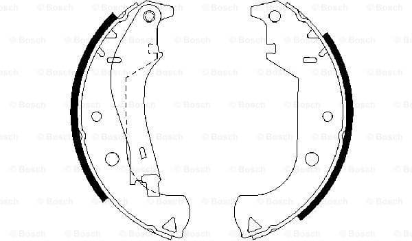 Brake Shoe Set 0986487626