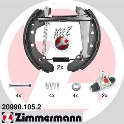 Brake Shoe Set KIT Z 20990.105.2