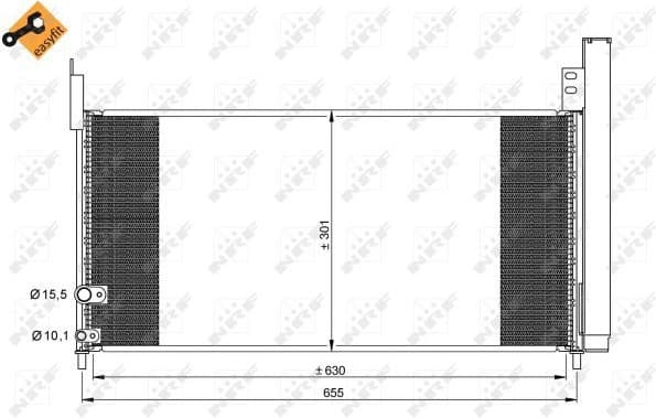 Condenser, air conditioning EASY FIT 35863 - image 2