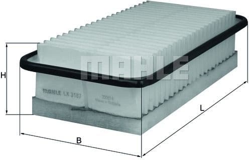 Filter air LX3187 - image 2