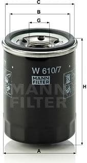 Oil Filter W610/7