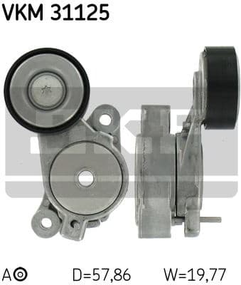 Tensioner belt VKM31125