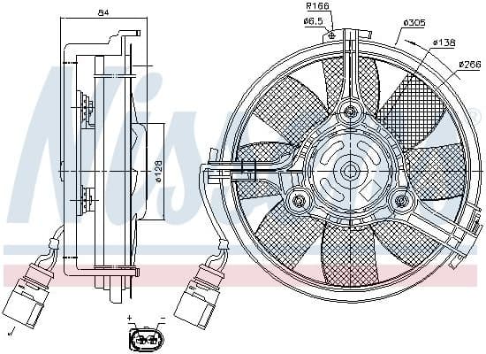 Fan, engine cooling 85639