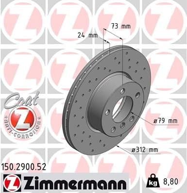 Brake Disc SPORT BRAKE DISC Z 150.2900.52