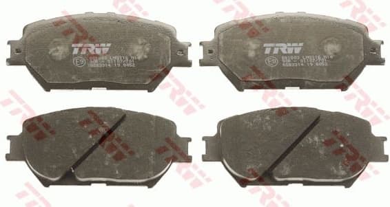 Brake pads front, Top Quality GDB3314 - image 2