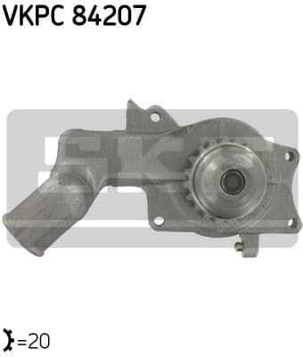 Water Pump, engine cooling VKPC 84207