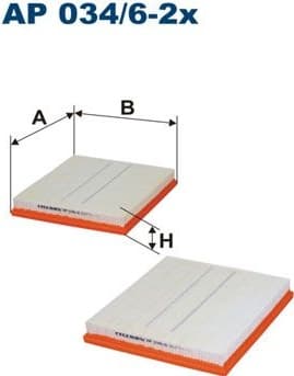 Air Filter AP034/6-2X