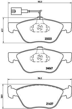 Brake Pad Set, disc brake PRIME LINE P23112
